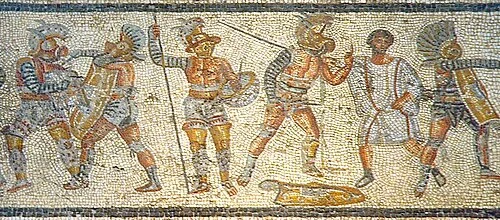 Gladiators — the spectacle a moral argument ended